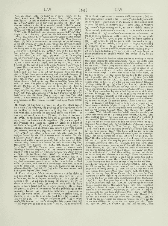 Wright, Joseph English Dialect Dictionary - lay Wright, Joseph English Dialect Dictionary - lay
