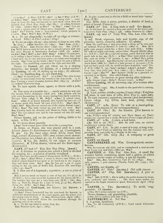 The English dialect dictionary - cant The English dialect dictionary - cant
