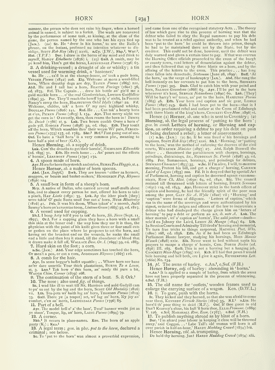 English Dialect Dictionary - horn English Dialect Dictionary - horn