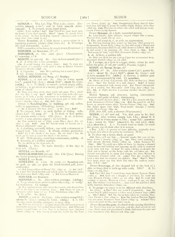 The English dialect dictionary - scour