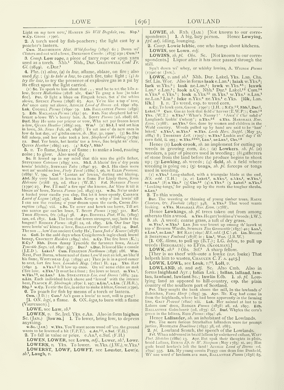 Wright, Joseph English Dialect Dictionary - low Wright, Joseph English Dialect Dictionary - low