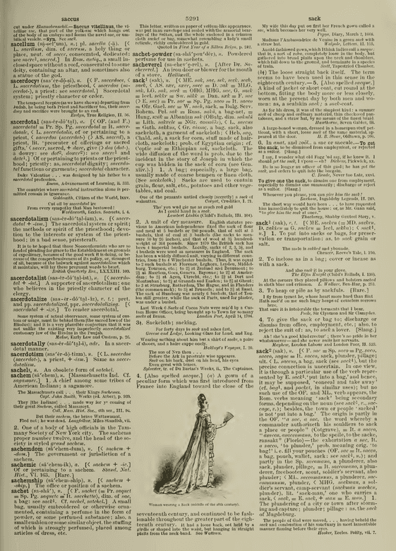 Century Dictionary - sack Century Dictionary - sack