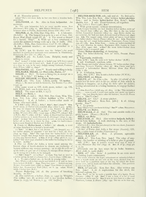 English Dialect Dictionary - hem English Dialect Dictionary - hem