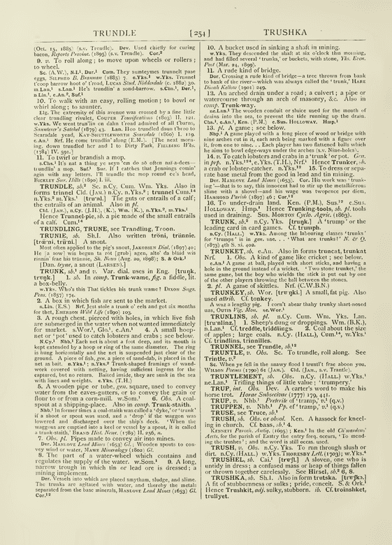 The English dialect dictionary - trunk