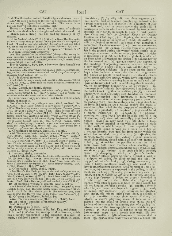 The English dialect dictionary - cat The English dialect dictionary - cat