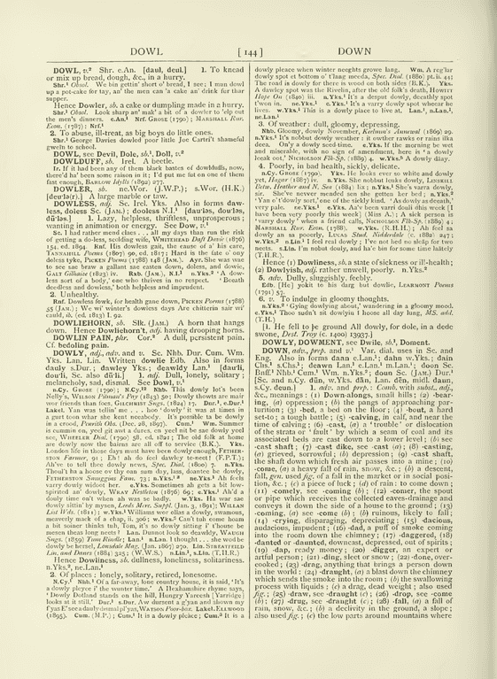 The English dialect dictionary - down The English dialect dictionary - down
