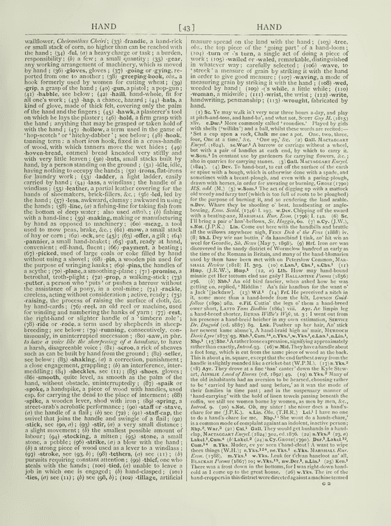 English Dialect Dictionary - hand English Dialect Dictionary - hand