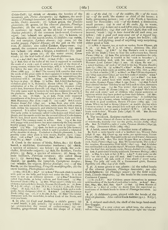 The English dialect dictionary - cock The English dialect dictionary - cock