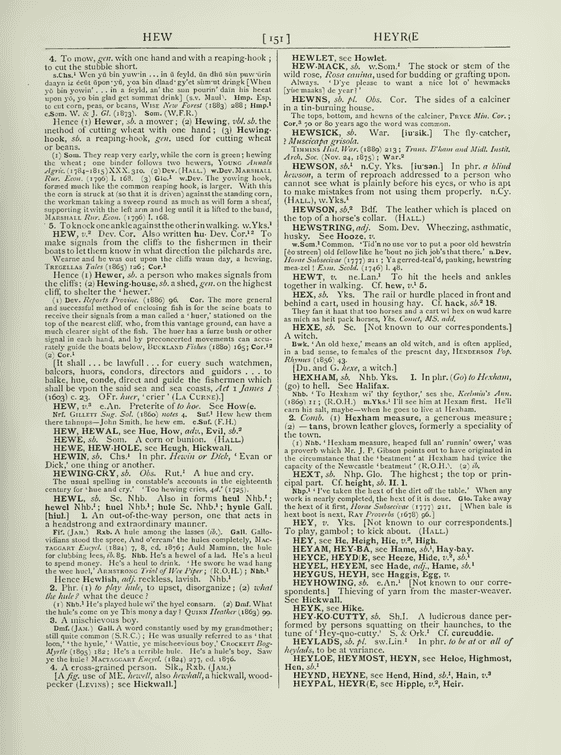 The English dialect dictionary - hew The English dialect dictionary - hew