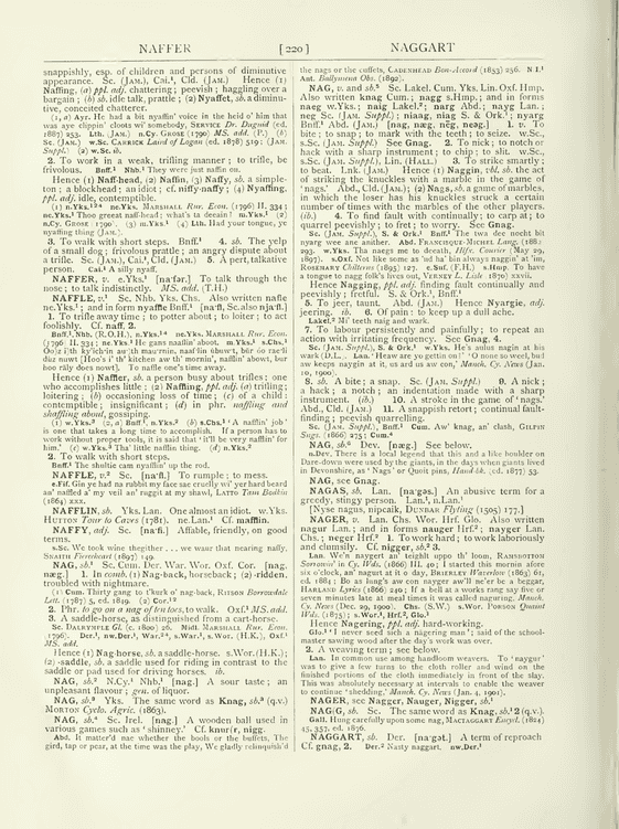 The English dialect dictionary - nag The English dialect dictionary - nag