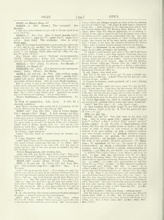 Wright, Joseph English Dialect Dictionary - ooze Wright, Joseph English Dialect Dictionary - ooze