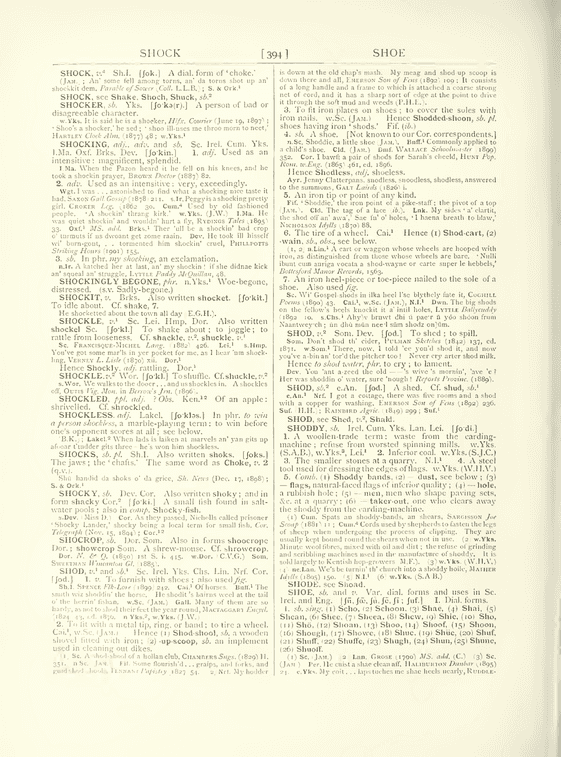 The English dialect dictionary - shock The English dialect dictionary - shock
